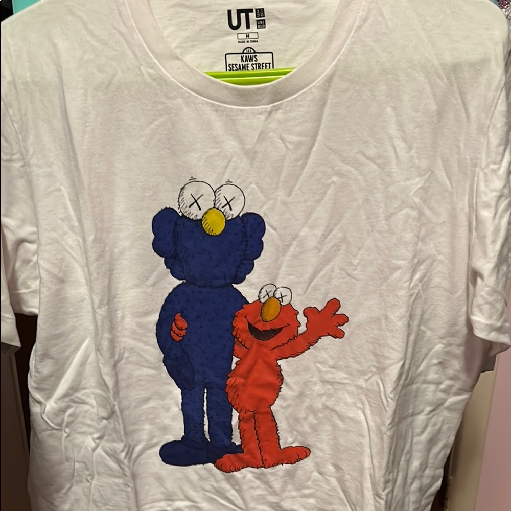 Uniqlo x KAWS White and Blue Short Sleeve Tee